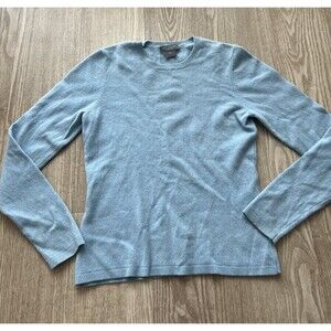 Ann Taylor Cashmere Sweater Blue Small Stain Knit Top Women’s